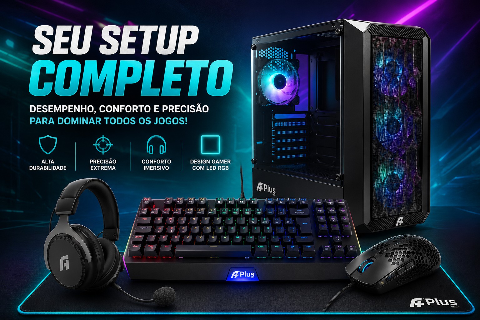 Kit Gamer APLUSTECH